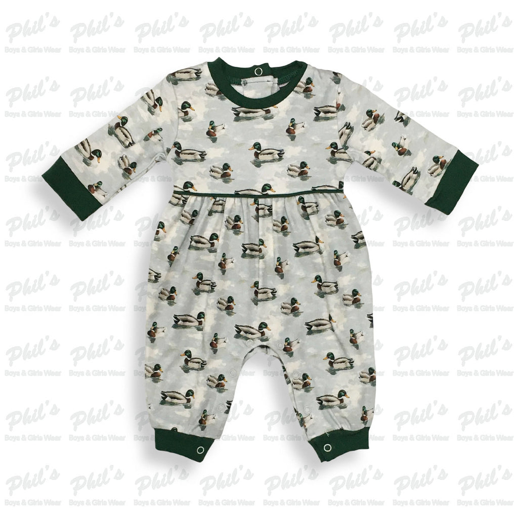 Baby Boy Duck Print Romper