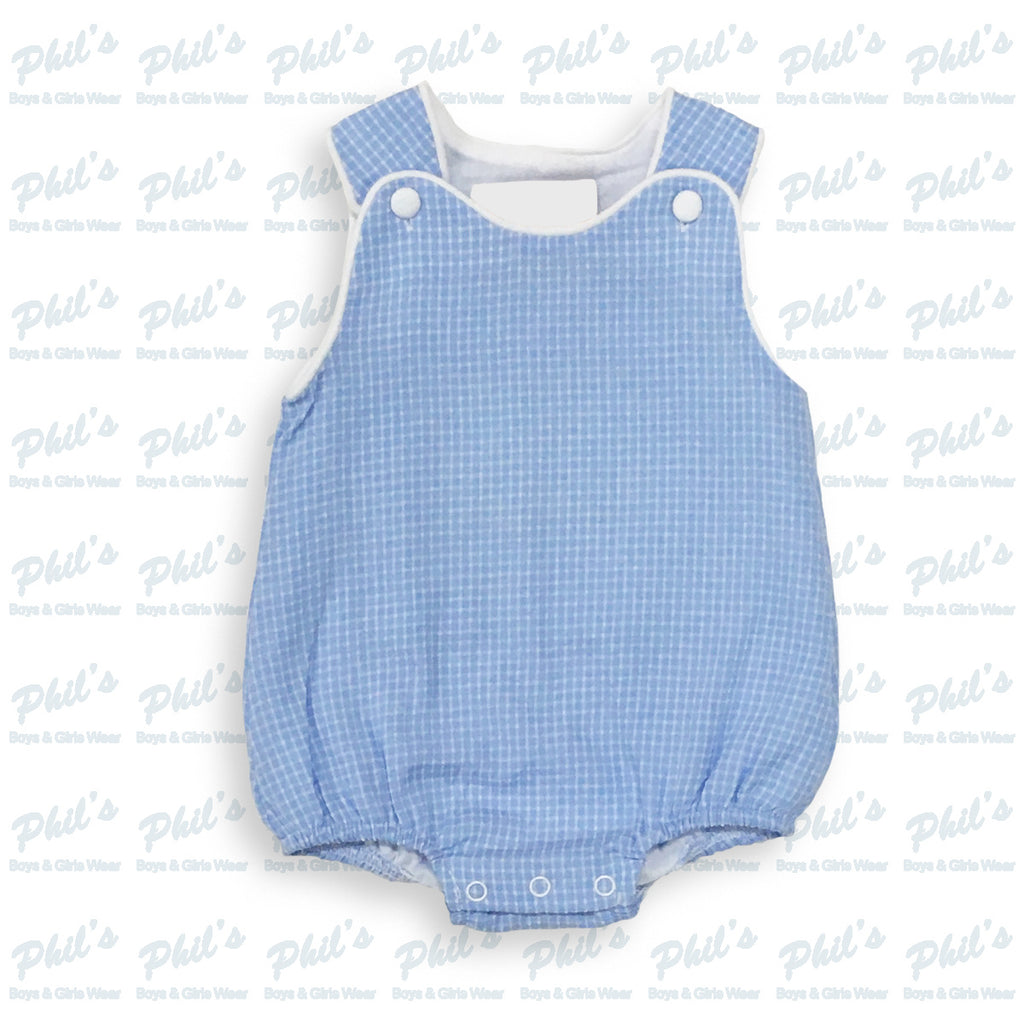Blue Plaid Bubble