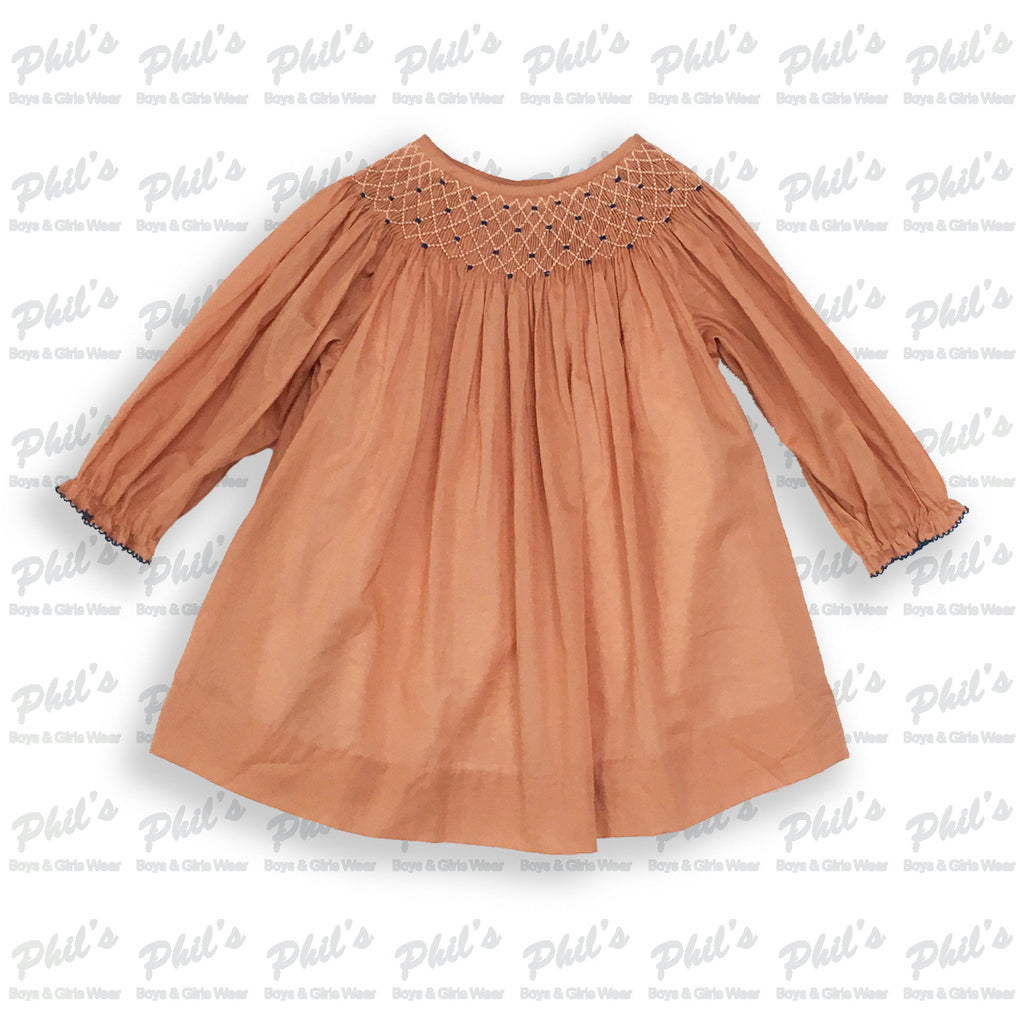 Rust Smock Dress