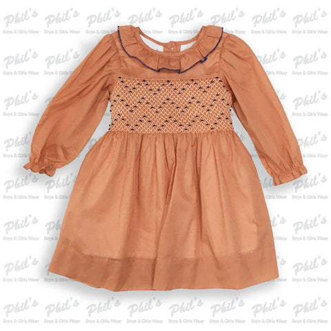 Rust Smock Dress