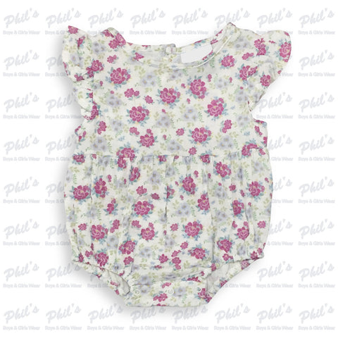 Magenta Floral Muslin Bubble