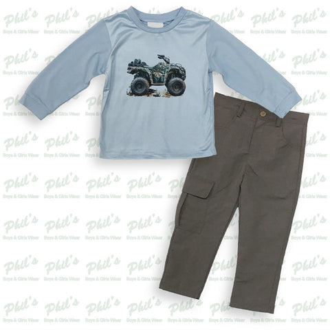 4-Wheeler Graphic Performance Cargo Pant Set