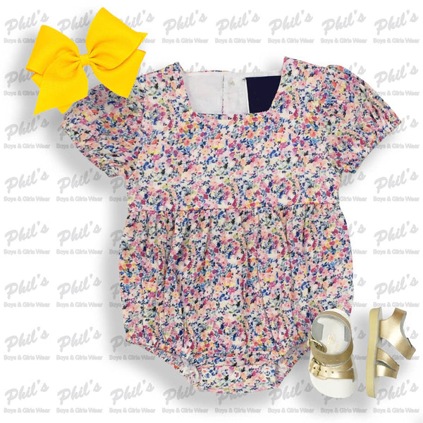 Colorful Floral Muslin Bubble