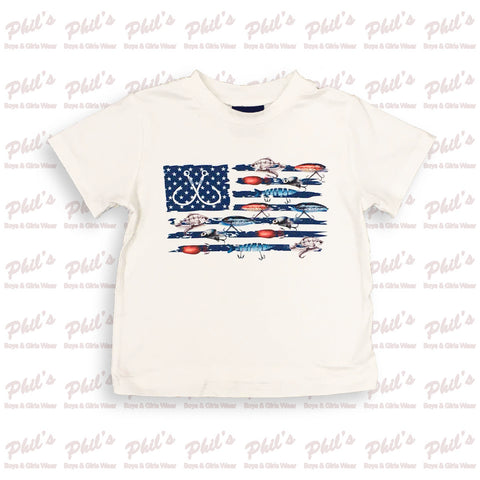 Fishing Lures Flag Tee