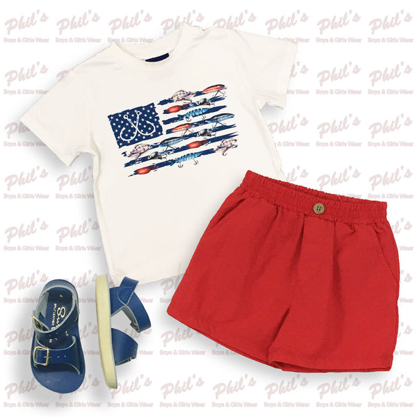 Red Performance Shorts