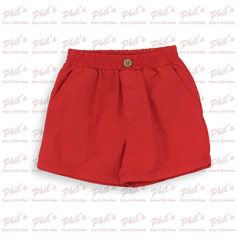 Red Performance Shorts