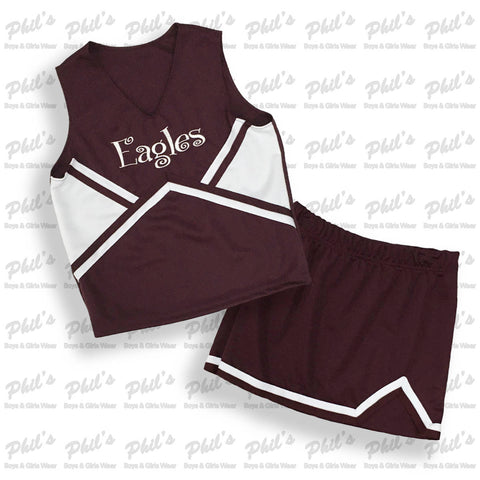Eagles 2 Piece Traditional Cheer Uniform