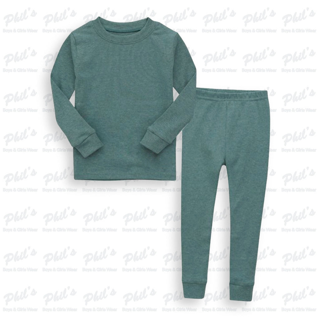 Boys' Green Bamboo Pajama