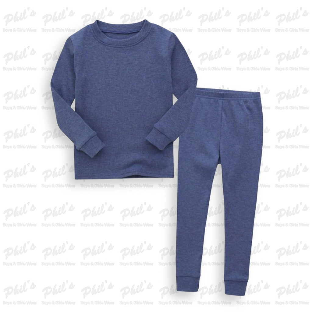 Boys' Navy Blue Bamboo Pajama