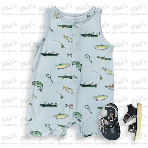 Fishing Bamboo Romper