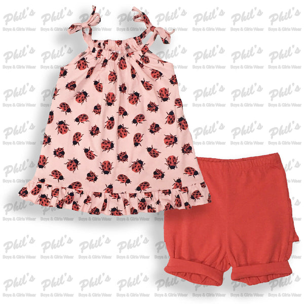 Ladybug Short Set