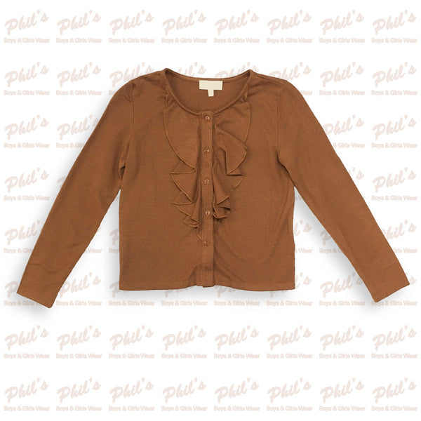 Gold Ruffle Top