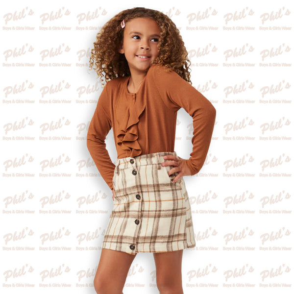 Gold Ruffle Top