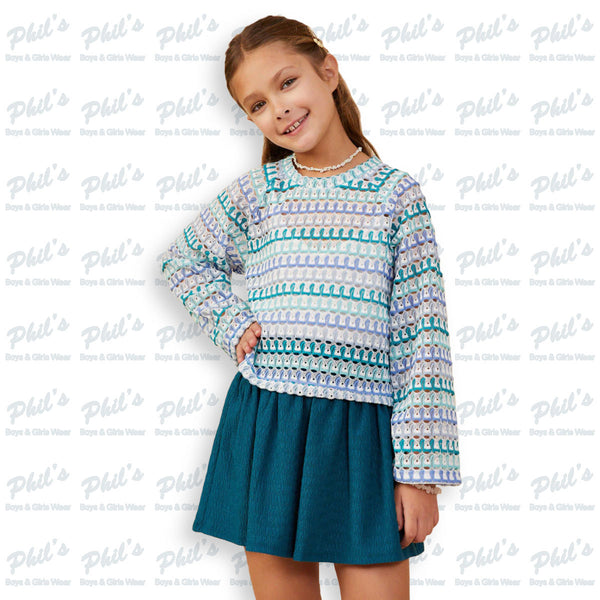 Teal Long Sleeve Top