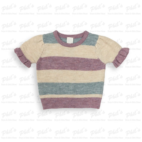 Tween Girls'  Striped Sweater