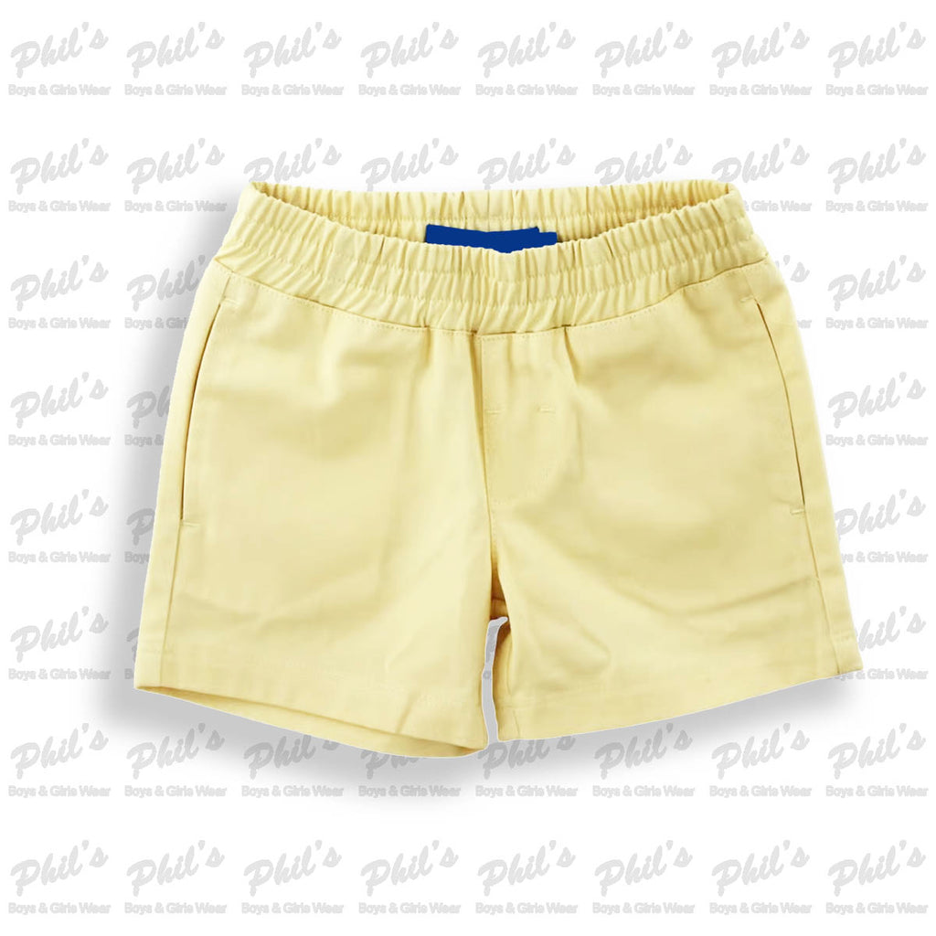 Yellow Pull-On Shorts