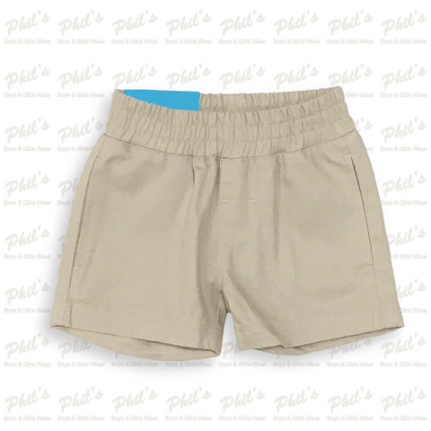 Khaki Pull-On Shorts