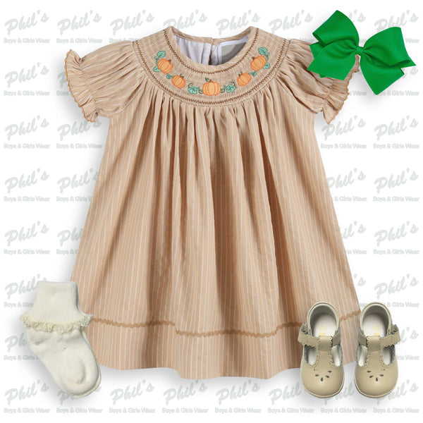 Pumpkin Smock Dress