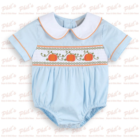 Pumpkin Smock Boy Bubble