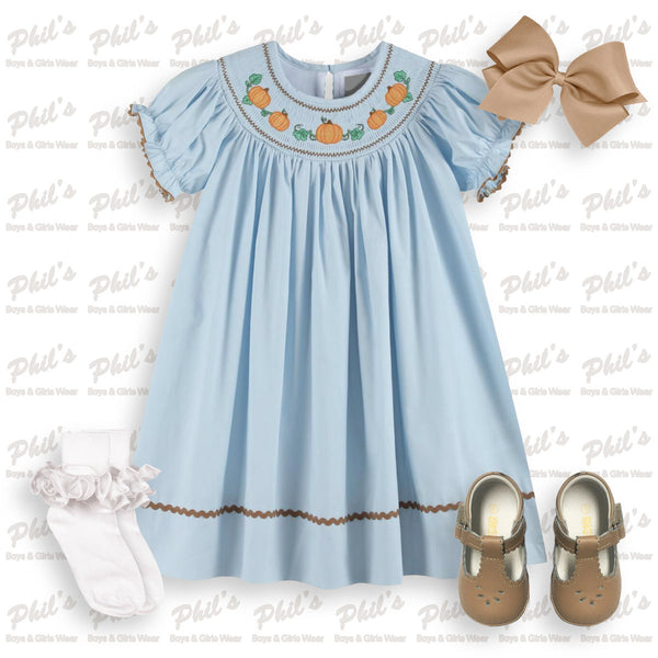 Pumpkin Smock Dress