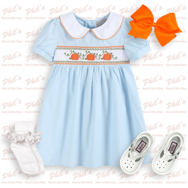 Pumpkin Smock Dress