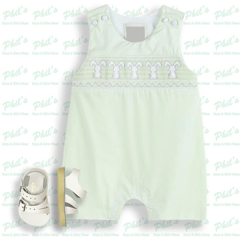 Mint Easter Bunny Smock Shortall