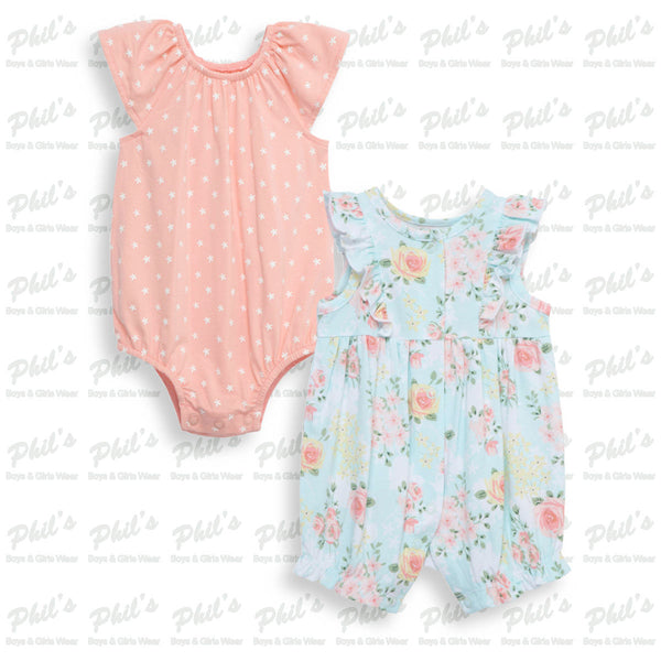 Floral Bamboo Shortall Set