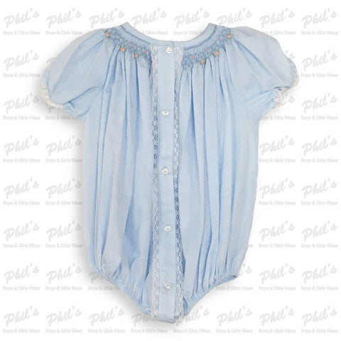 Blue Lace Smock Bubble
