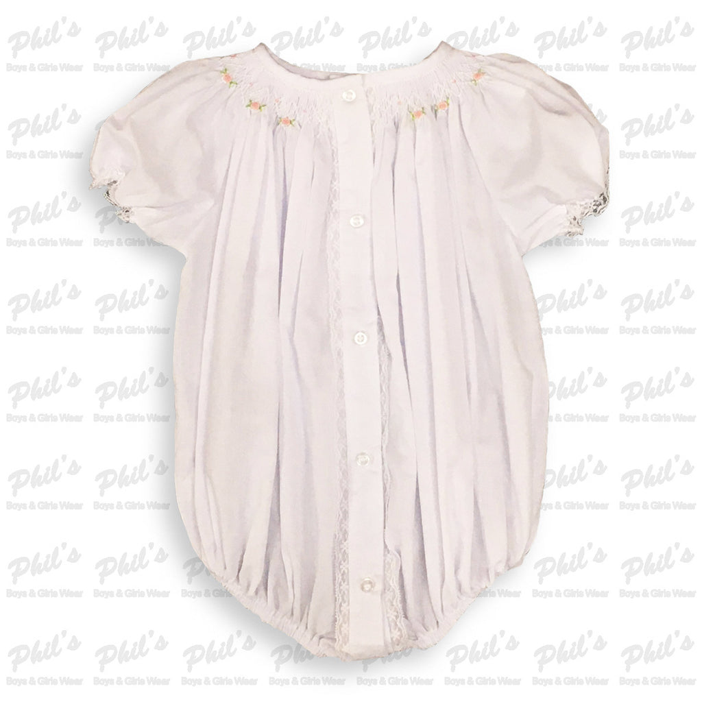 White Lace Smock Bubble