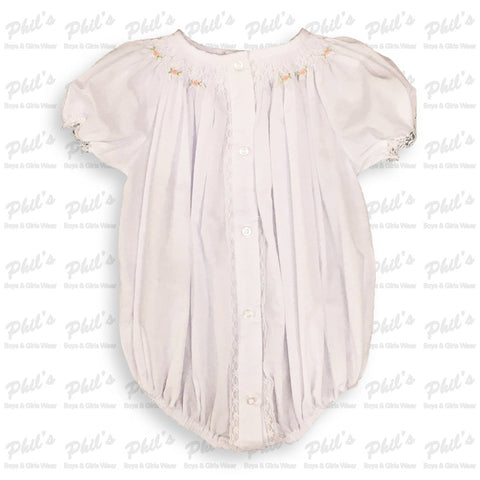 White Lace Smock Bubble