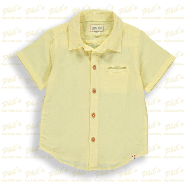 Pastel Yellow Button Down Shirt