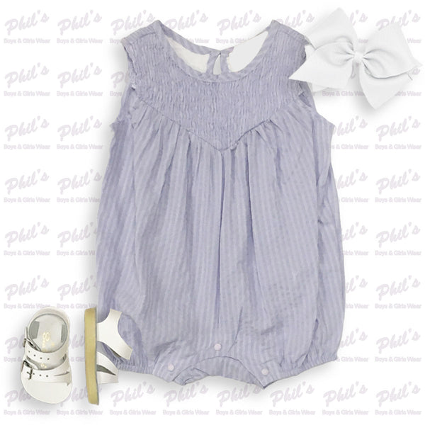 Lavender Smocked Romper