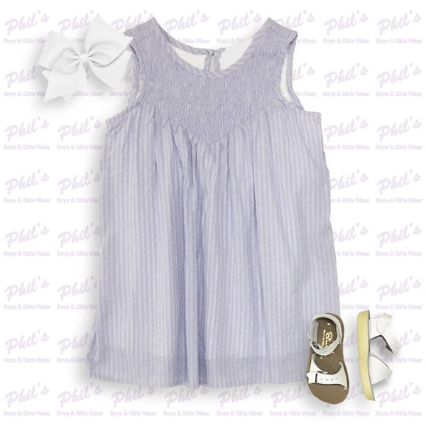 Lavender Smocked Dress