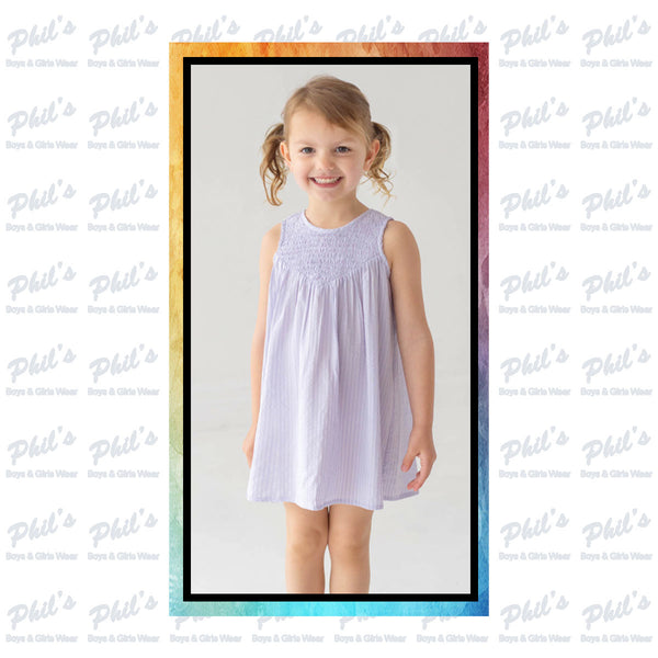Lavender Smocked Dress