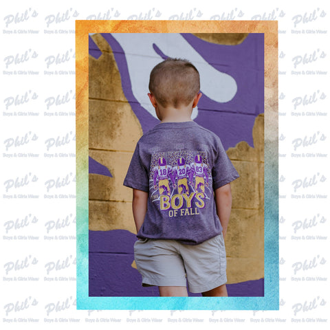 Purple & Gold Boys of Fall Tee