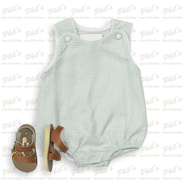 Mint Green Gingham Bubble