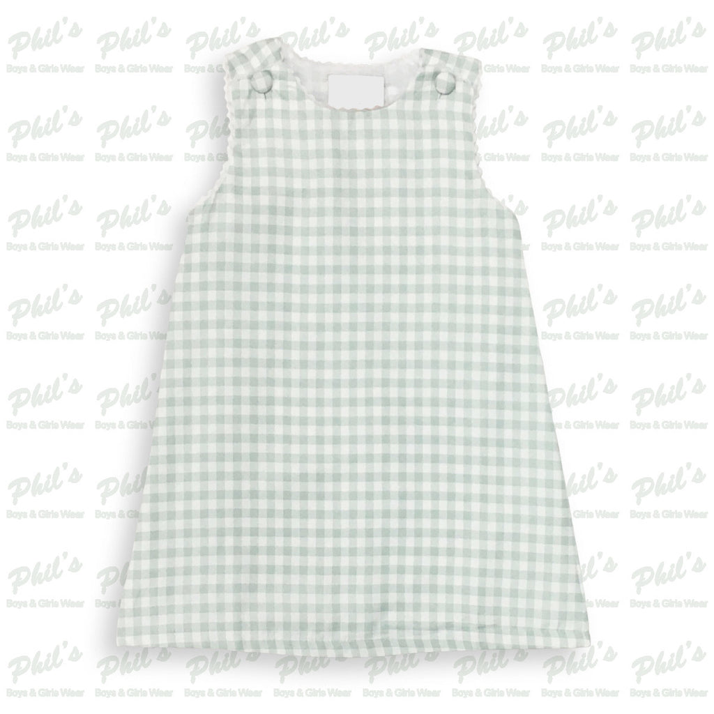 Mint Green Gingham Dress