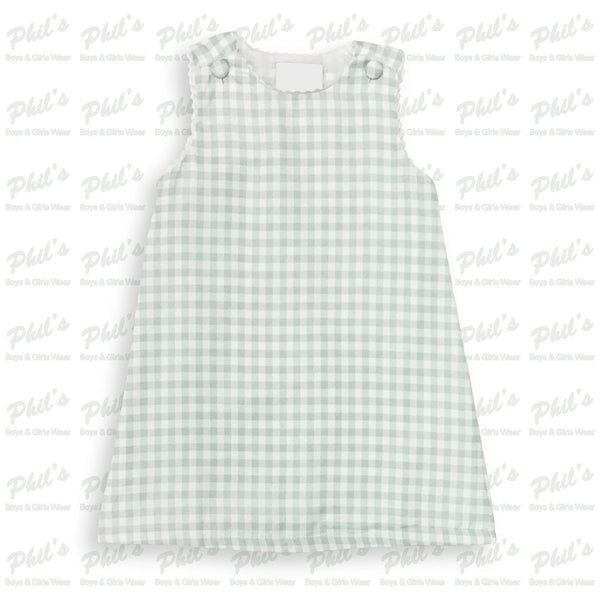 Mint Green Gingham Dress