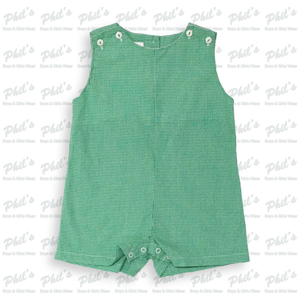 Green Gingham Shortall