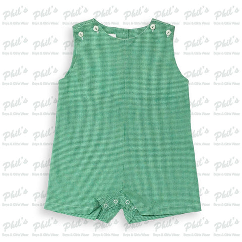 Green Gingham Shortall