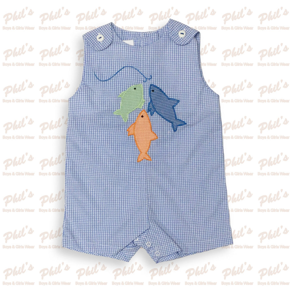 Fishing Appliqué Shortall