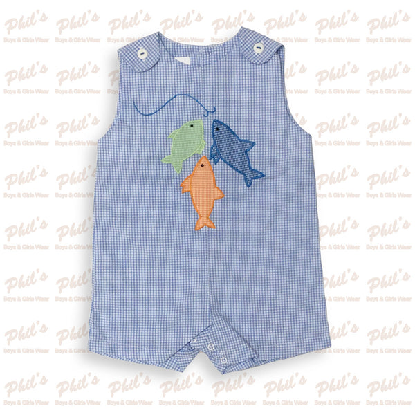 Fishing Appliqué Shortall