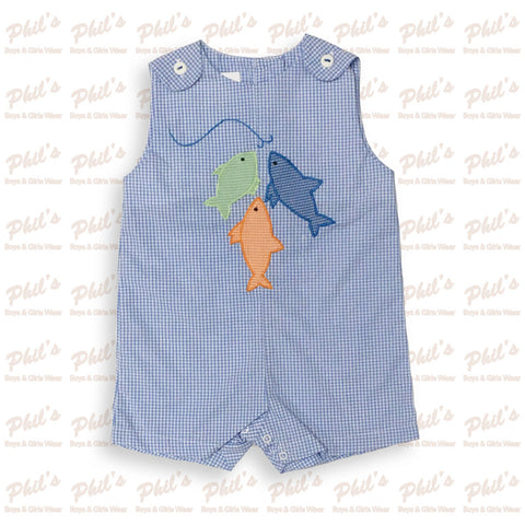 Fishing Appliqué Shortall