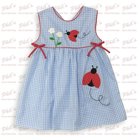 Ladybug Appliqué Dress