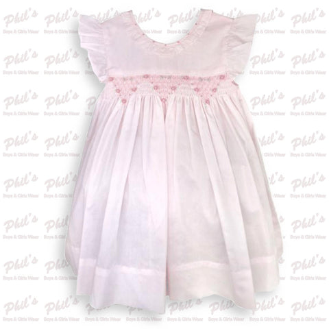 Pink Geometric Smock Dress