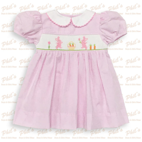 Bunny Basket Smocked Dress