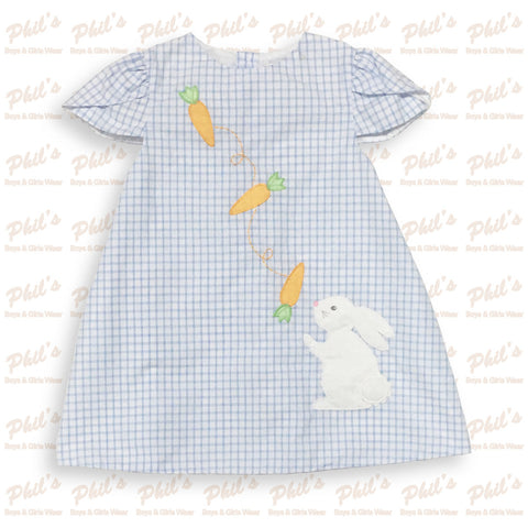 Carrot Chase Appliqué Bunny Dress