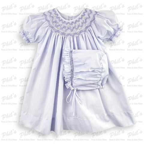 Lavender Smock Dress
