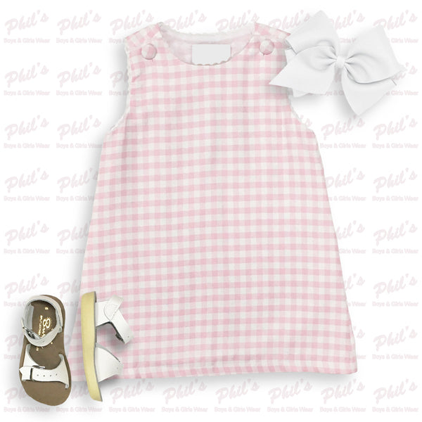 Pink Gingham Dress