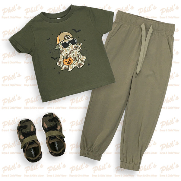 Camo Ghost Graphic Tee